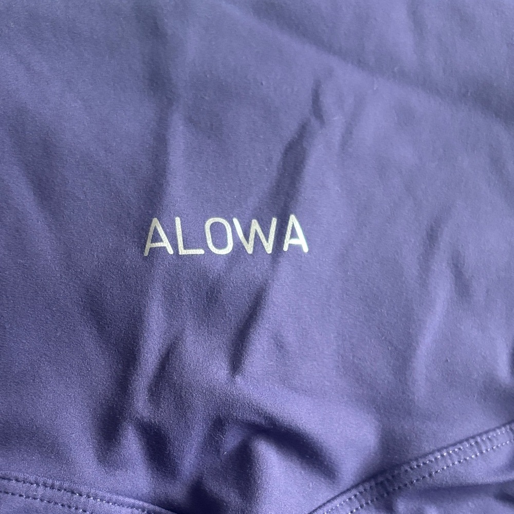ALOWA SET Sport bra/Leggings grape 🍇 color size Small - Picture 9 of 14